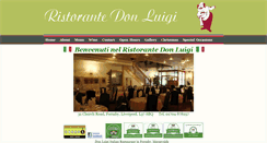 Desktop Screenshot of donluigirestaurant.com